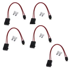 32V 16AWG Car Fuse Holder 25A Mini Fuse Adapter ConnectorStandard Heavy Duty ...