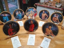 Vintage Star Trek 25th Anniversary Complete Set of 8 Hamilton Collection COA Box
