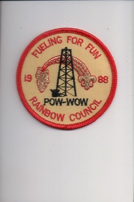 1988 Rainbow Council Pow-Wow Fueling For Fun patch