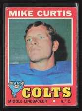 1971 Topps - Mike Curtis #80 Set Break! VG/EX Combined Shipping!