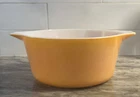 Vintage Pyrex Casserole Dish 474-B Orange 1 1/2" Quart No Lid
