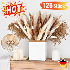 125 St&uuml;ck Getrocknet Nat&uuml;rliche Pampasgras Trockenblumenstrau&szlig; Boh&eacute;mien Deko