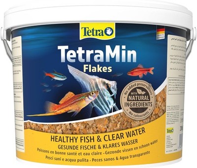 TetraMin Flakes - Fischfutter in Flockenform für alle Zierfische, ausgewogene
