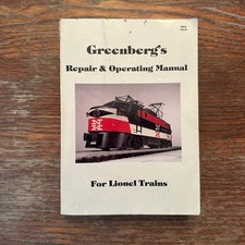 Greenberg's Repair Operating Manual for Lionel Trains 1985 Paperback GOOD