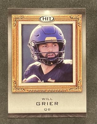2019 Sage Hit Premier Draft - Premium Portrait Will Grier #PP-14 (RC) Rookie WVA