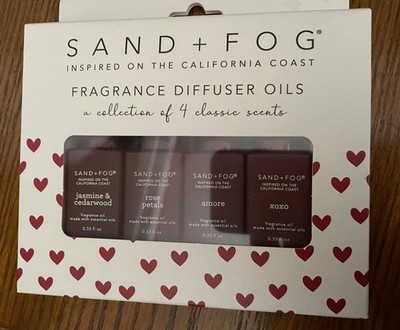 SAND AND FOG 4pk 0.33oz each Variety Fragrance Oils Set NEW