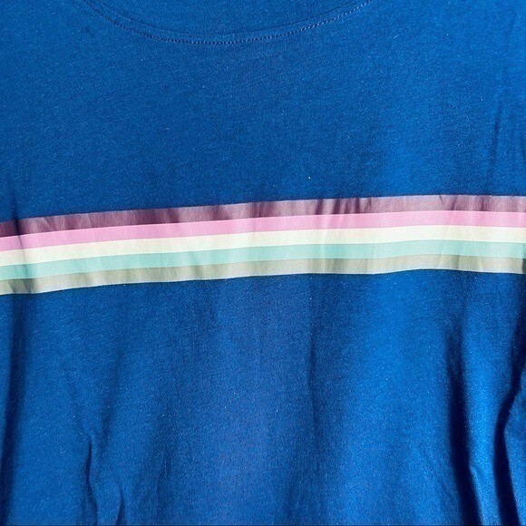 Material Girl Womens Striped Long Sleeve Pullover Blouse image 3