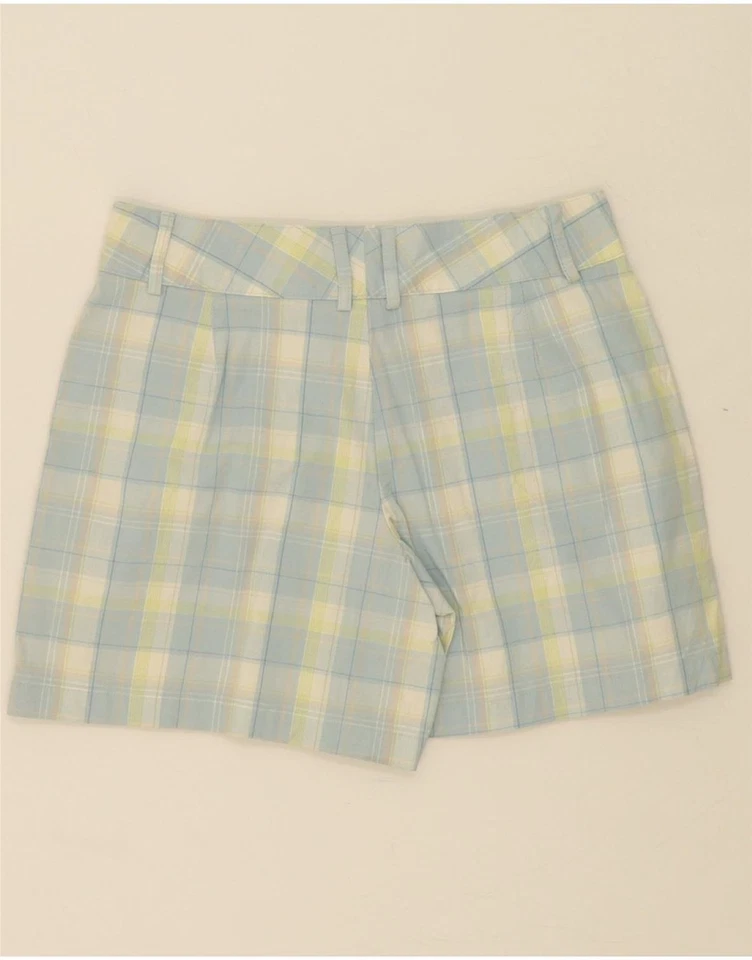 DOCKERS Womens Favorite Fit Casual Shorts US 8 Medium W30 Blue Check BA18 - Image 2 of 3