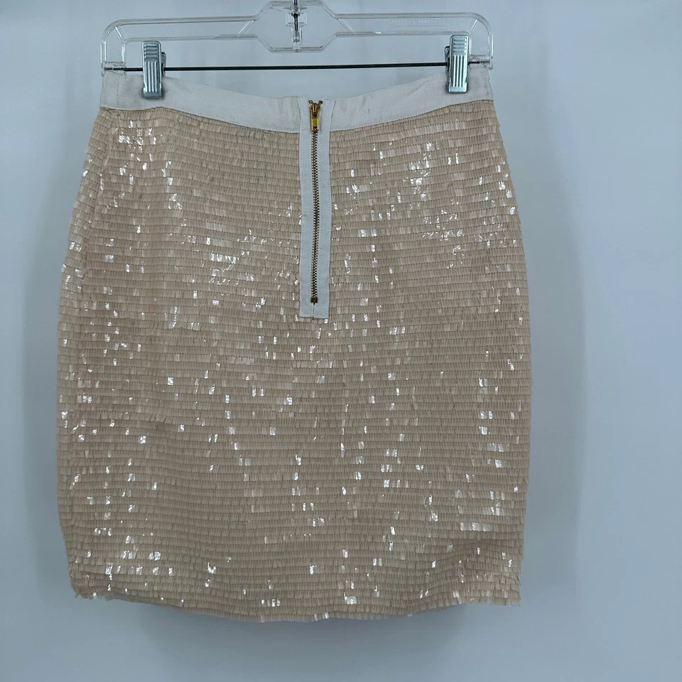 Cache Mujeres Falda Talla 4 Lentejuelas Mini Fiesta Ropa de Club Y2K Disco Rave Festival Foto 2 de 4