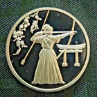 2019 SatosanMetals Kyudo 1oz. Silver Heidi Wastweet/Sandra Deiana [s/n 0135]