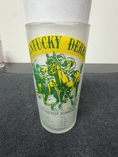 1955 Kentucky Derby Frosted Glass