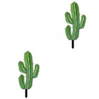 2pcs Acrylic Yard Garden Stake Garden Decorative Cactus Stake Garden Stake