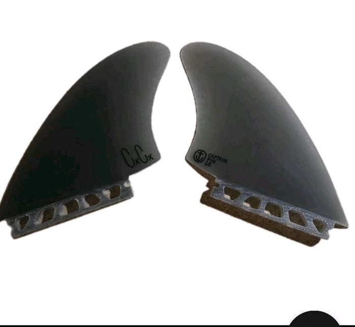 Captain Fin Co x Chris Christenson KEEL Es Fin Smoke Fiberglass | eBay
