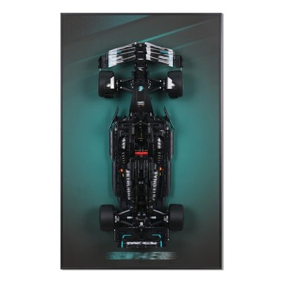 Display Wallboard for Technic Mercedes-AMG W14 E Performance Race Car,Wall Mo...