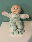 1982 Coleco Cabbage Patch Bean Butt Babies BBB. Blue eyed boy with blue knit set