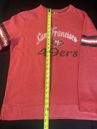 NFL San Francisco 49ers Woman’s Red Sweater Size Medium - Picture 4 of 7