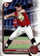 2022 Bowman Draft #BD-72 Landon Sims