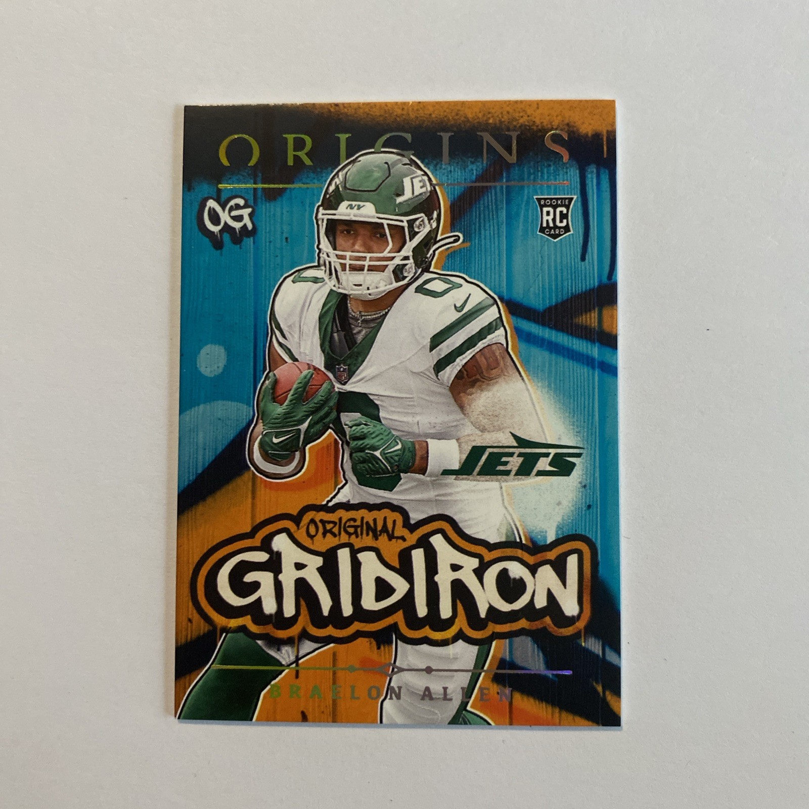 Braelon Allen 2024 Origins "Gridiron" Insert #20 RC Jets !