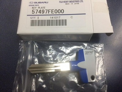 #ad Genuine OEM Subaru Titanium Key Blank – 57497FE000 Forester Impreza Legacy $33.00
