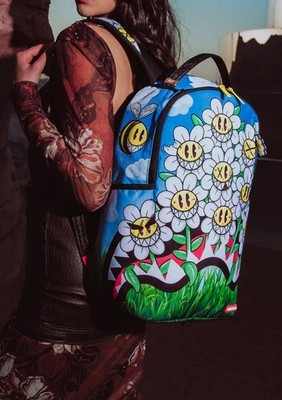NEW SPRAYGROUND CRAZY DAISY BACKPACK BOOKBAG LIMITED EDITION