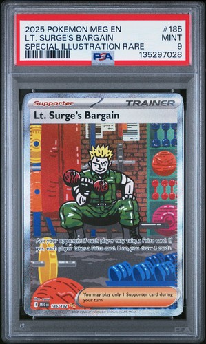 Lt. Surge's Bargain graded PSA 9 for sale on eBay