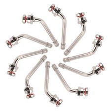 TR545D Truck Valve Stem - Pack of 10 60 Degree Bend Valve Stem, Truck Tire