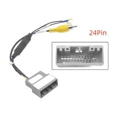 24-pin Reverse Rear Camera  Converter Cable For Honda CRV 2015-2017 Fit 2014