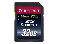 Transcend TS32GSDHC10 32GB SDHC Class 10 NAND 30MB/s Black High Capacity SD