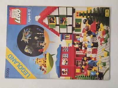 VINTAGE 1980 LEGOLAND IDEA BOOK 6000 VGUC w/ 100% NOS STICKER SHEET! - Image 1 of 4