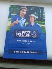 Boys Brigade Membership Card 2026/7