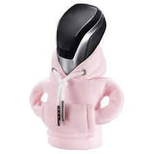 Gear Shift Hoodie, Universal Car Shift Knob Cover, Mini Hoodie for Car Pink