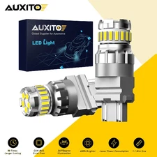 AUXITO 3156 LED 2x Backup 3157 Bulbs Turn Reverse Signal 6500K Light Lamp CANBUS
