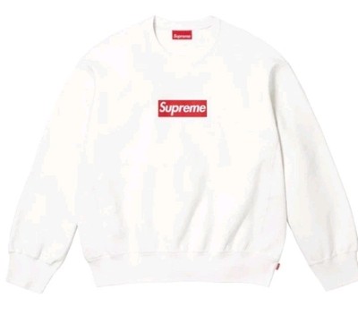 Supreme Bogo Crewneck, White, Size M