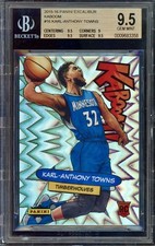 2015-16 Panini Excalibur Karl Anthony Towns Rookie KABOOM! - BGS 9.5 Low Pop 🔥