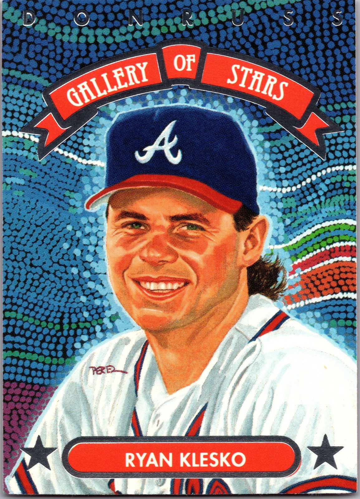 1992 Triple Play #GS-10 Ryan Klesko Gallery of Stars