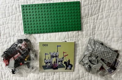 Vintage Coko Building Bricks Castle And Knights Set D03 with Instructions