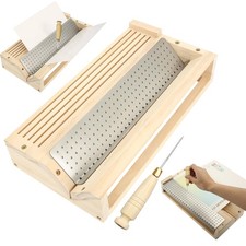 Bookbinding Punching Cradle Set, Includes Dual-Use Piercing Guide, with a Awl...