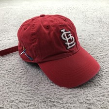 St Louis Cardinals Hat Cap Strap Back Mens One Size Red MLB Baseball Ribbon '47