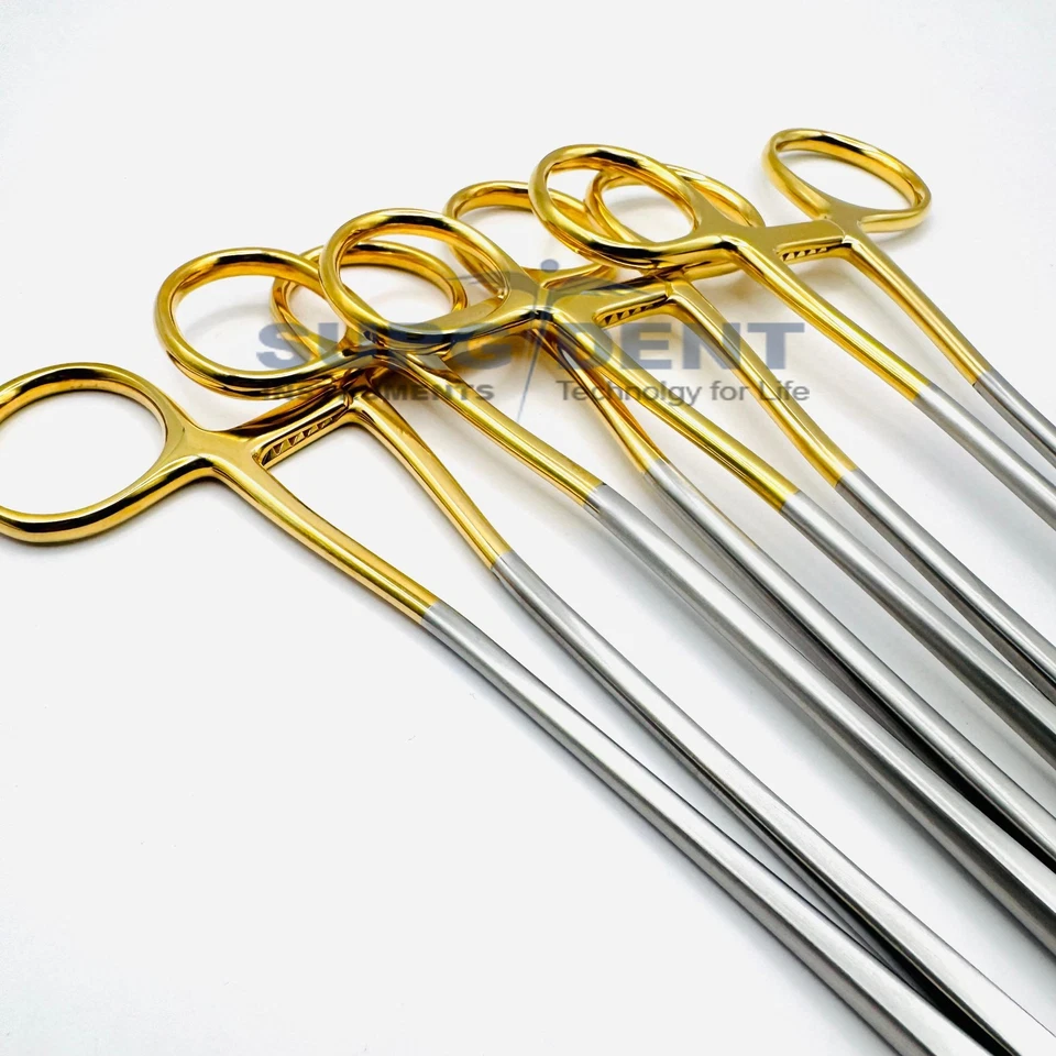 Zeppelin Histerectomía Abrazaderas Ginecología Quirúrgica OB/Ginecólogo Juego de 4 Piezas 25 cm Foto 3 de 4