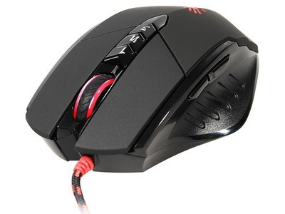 A4TECH BLOODY V7M V-TRACK USB-MAUS OHNE LOCH FÜR COMPUTER ALUMINIUM SCHWARZ