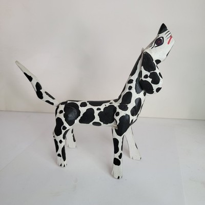 Vtg Wood Carving Dog Alebrije Mexican Folk Art Candido Perez V. Tilcajete Oaxaca