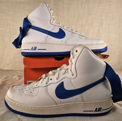 Nike Air Force 1 High 82' White Soar Blue Size 9.5US  315121-110 (2012)
