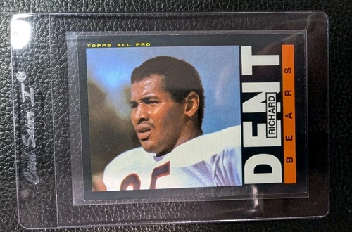 1985 TOPPS #24 RICHARD DENT ROOKIE CARD RC CHICAGO BEARS HOF