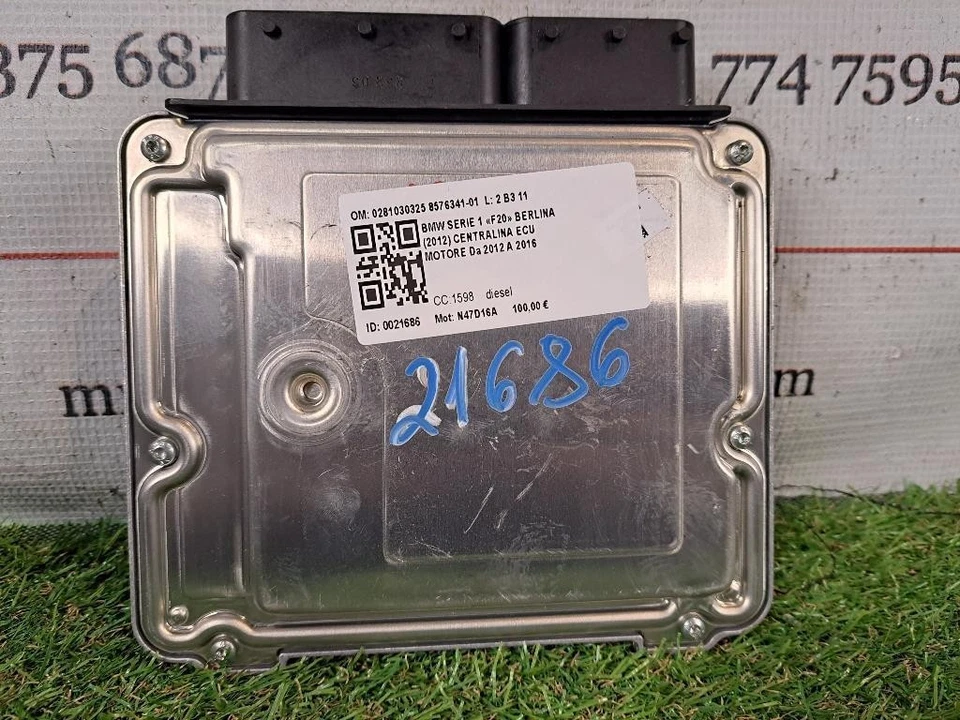 CENTRALINA MOTORE PER BMW Serie 1 F20 0281030325 8576341-01 N47D16A diesel 1598 - Immagine 3 di 3