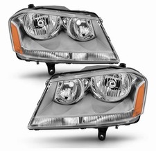 2008-2014 Dodge Avenger Pair Chrome Headlight...