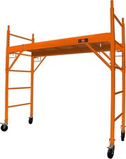 WEN 31110T Baker Style 6.25ft Rolling Steel Scaffolding
