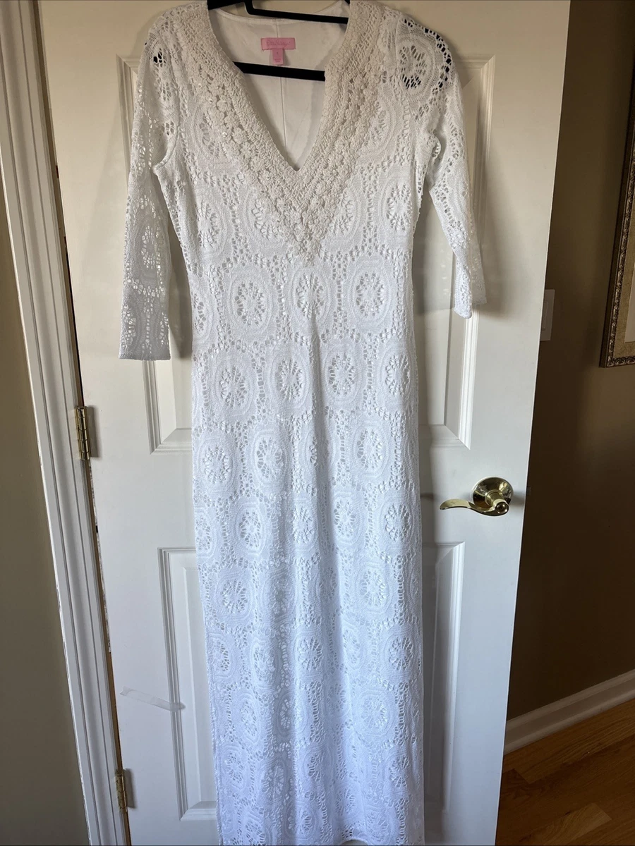 lilly pulitzer aster crochet maxi dress Aster Crochet Maxi Dress