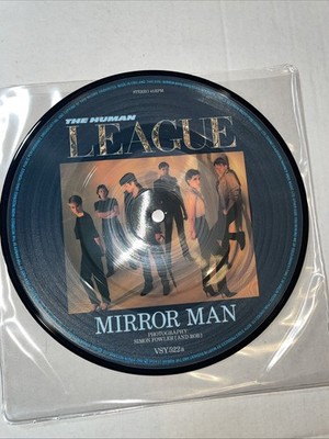 The Human League- Mirror Man - 7  1982  Ex.con Picture Disc