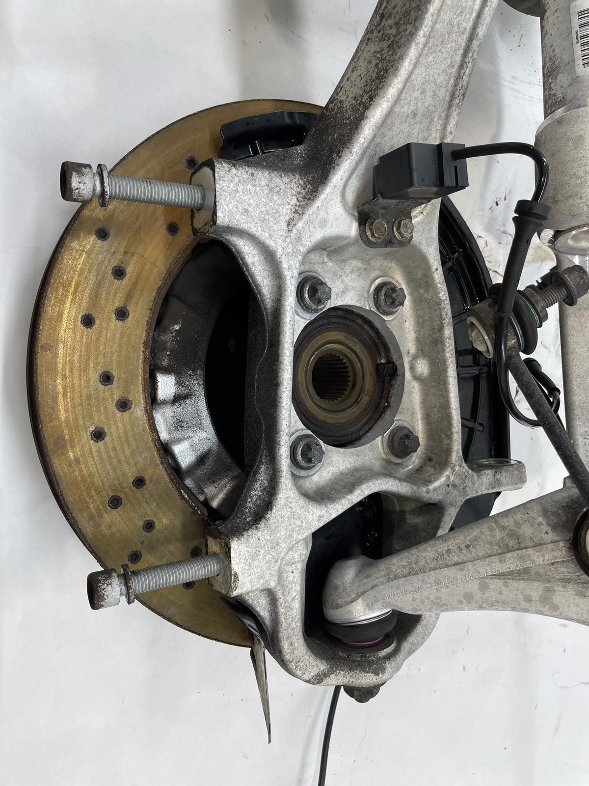 2014 Maserati Quattroporte S RH Passenger Front Knee Assenbly Electric Strut OEM