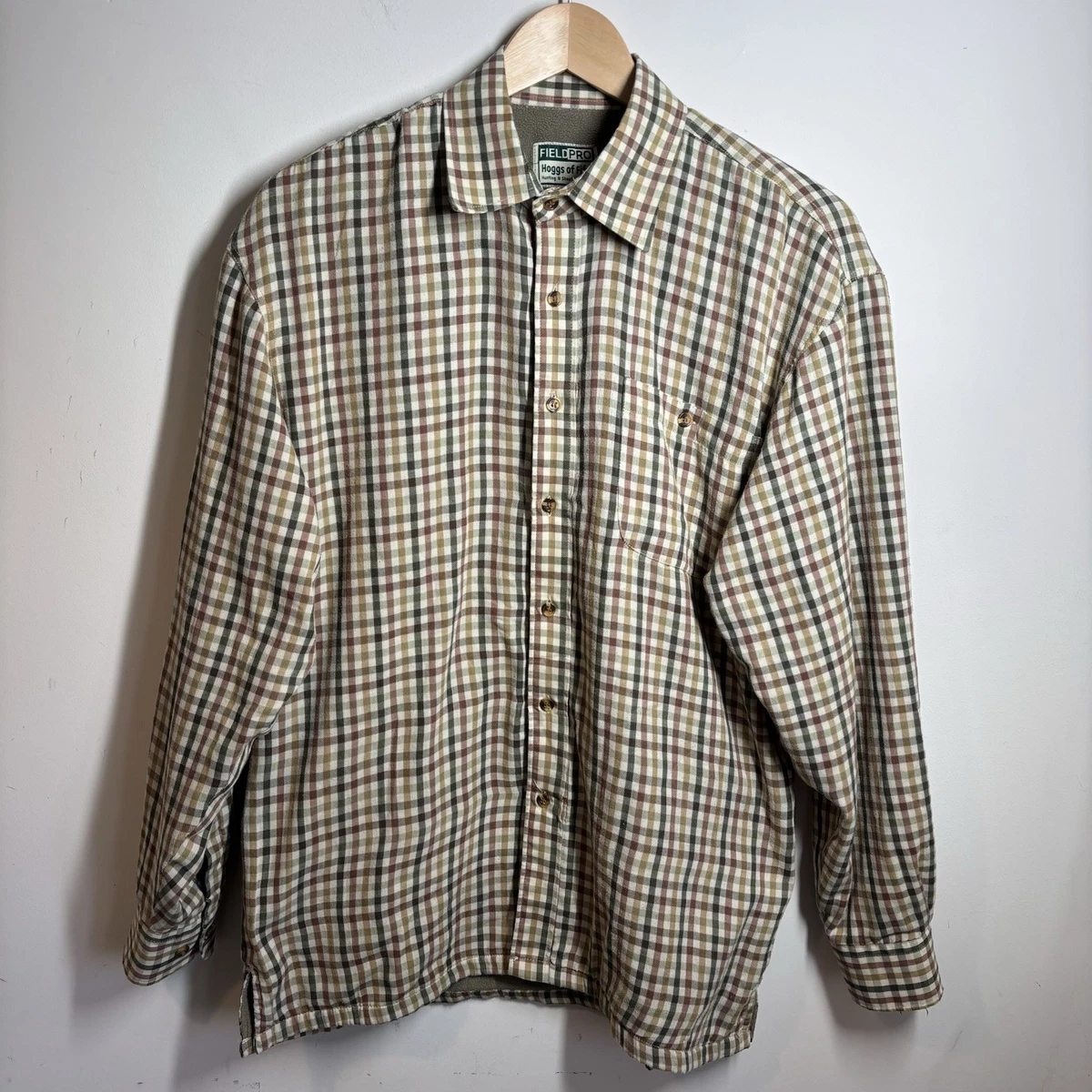 Hoggs Of Fife Giacca Shacket In Pile Con Cappuccio, Taglia XXXX-Large (4XL), Checkato, Calda E Resistente - 2